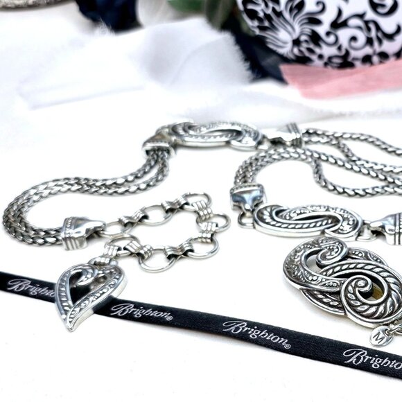 Brighton VTG Bali Hai Medium Belt Silver-plated - Picture 7 of 11